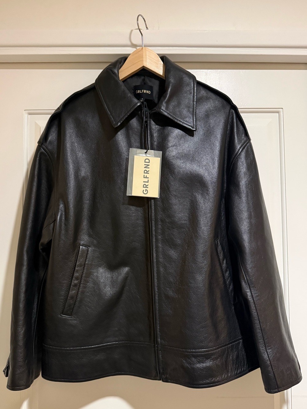 *NWT* GRLFRND Alek Leather Jacket (S)